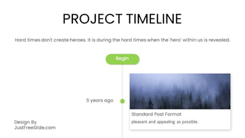 Project Timeline & Roadmap PPT Template