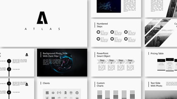Atlas elegant pure presentation template
