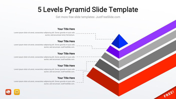 Free 5 Levels Pyramid Slide Template (4 Layouts)