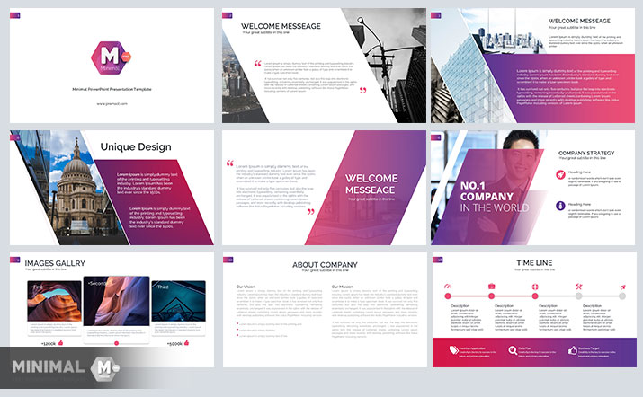 Minimal Free business PowerPoint Template2